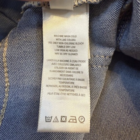 We The Free Size 25 Penny Pull-On Flare Blue Jeans Mid-Rise Bell Bottoms Boho - Picture 10 of 15